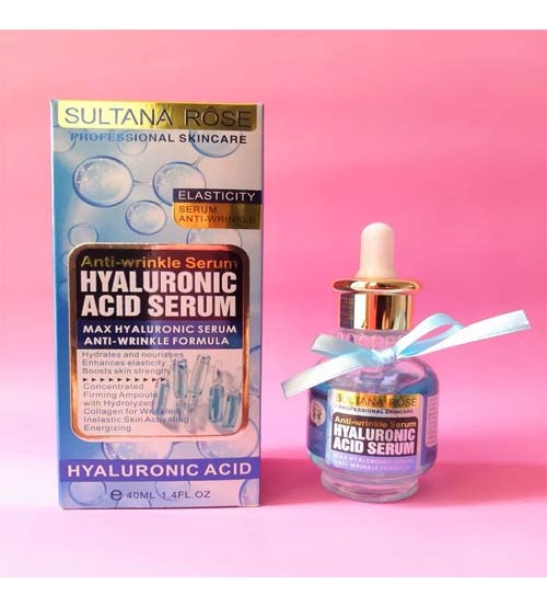 Sultana Rose Hyaluronic Acid Serum Anti-Wrinkle 40ml
